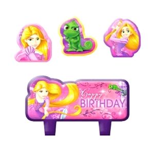 Disney Rapunzel Princess Tangled Birthday Candles NIB